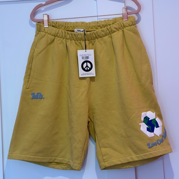 COPY - RARE NWT Madhappy Earth Day/Recycle Shorts Sweatshorts - Picture 2 of 5